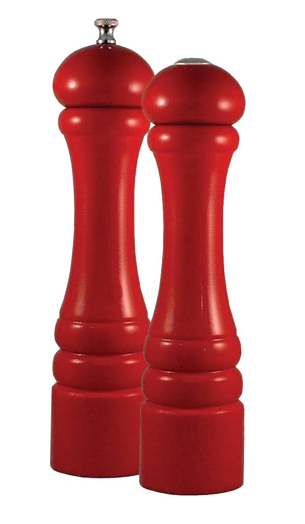 Chef Specialties 10600 Candy Apple Pepper Mill & Salt Shaker Set - 10x22