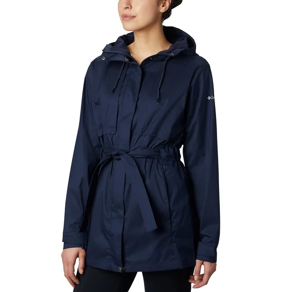 Columbia Pardon My Trench Rain Jacket - Women's Dark Nocturnal, 1x