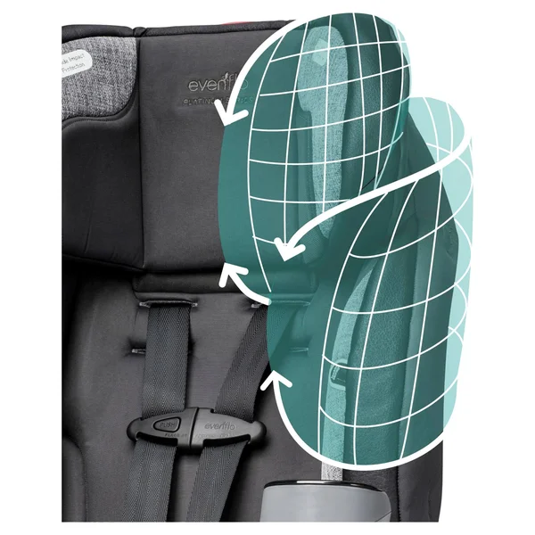 Evenflo Securekid DLX Booster Car Seat Grayson