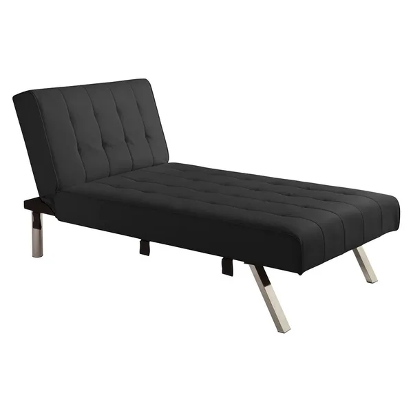 DHP Emily Chaise Lounger - Black