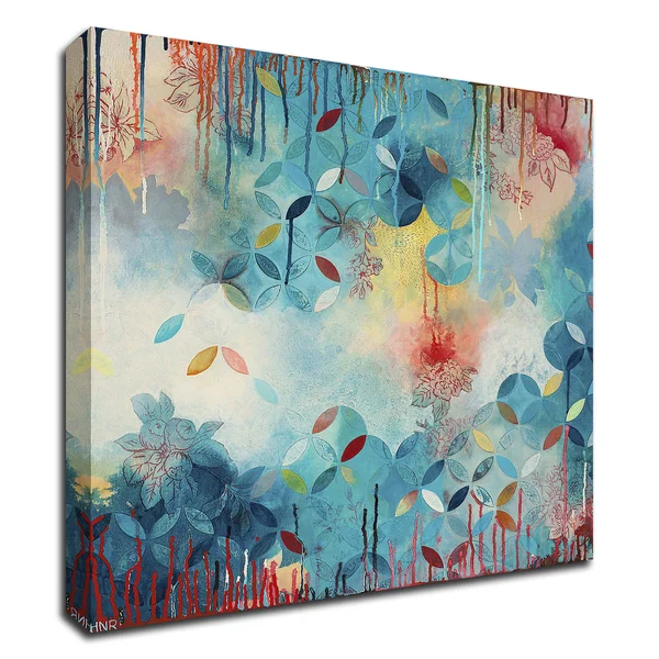 14x22 x 14x22 Tranquil Eden 1 by Heather Noel Robinson Print on Canvas