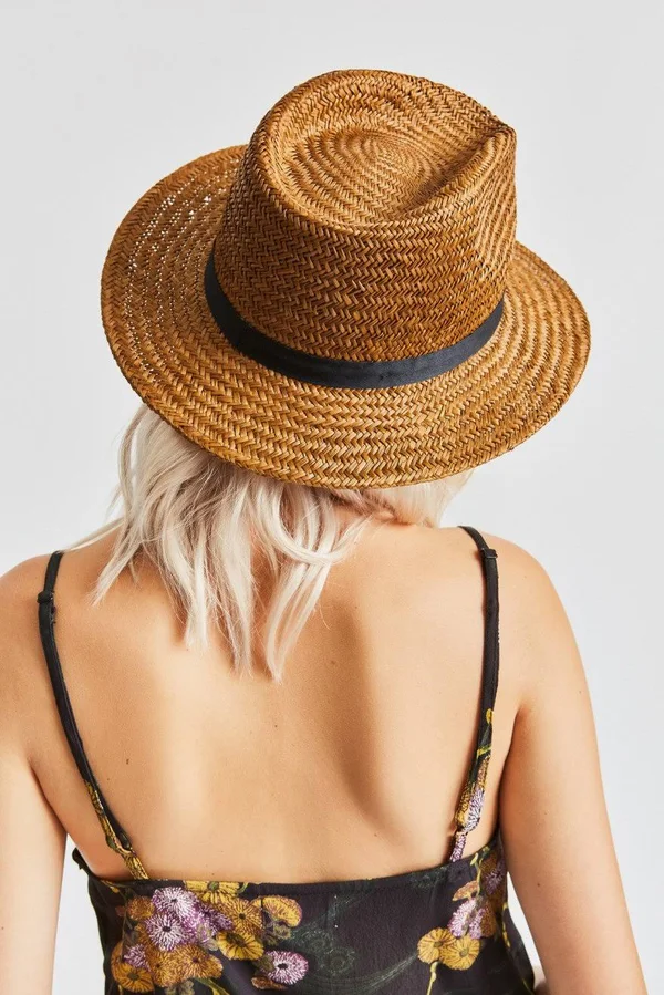 Brixton -Lera III Fedora - Brown - Brown, Medium