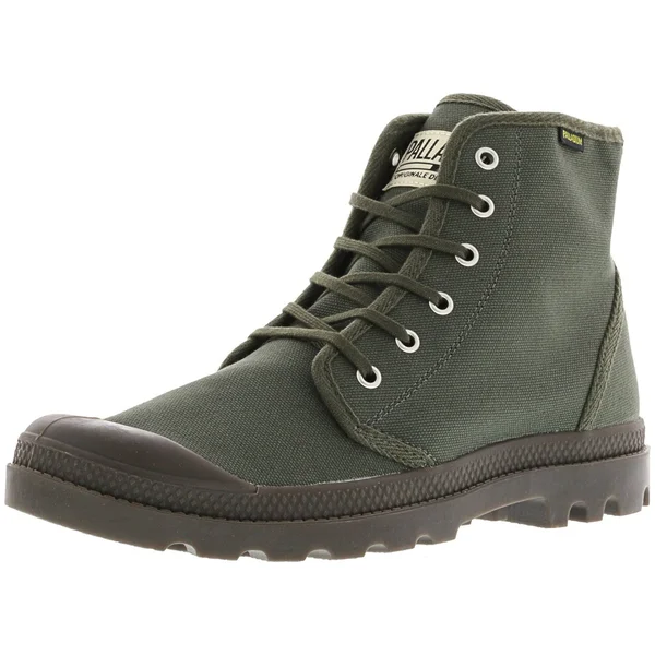 Palladium Boots Unisex Pampa Hi originale Olive Night Black
