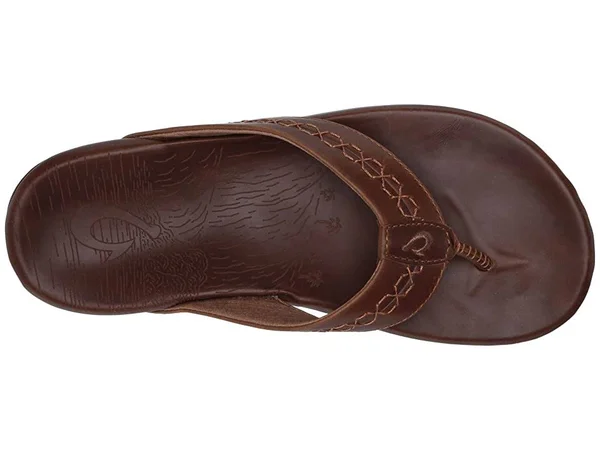 Olukai Honoli&i Sandals - Men's Toffee/Toffee - 10
