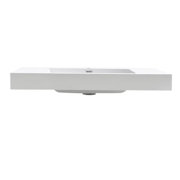 Fresca Senza Valencia 40&& Rectangular Drop-In Bathroom Sink with Overflow