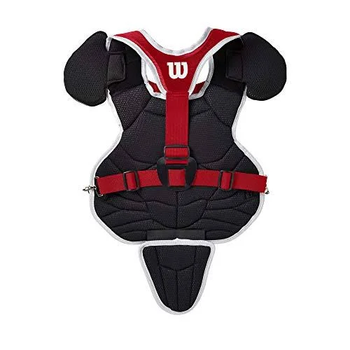 Wilson C1K NOCSAE Intermediate Chest PROTECTOR, Scarlet