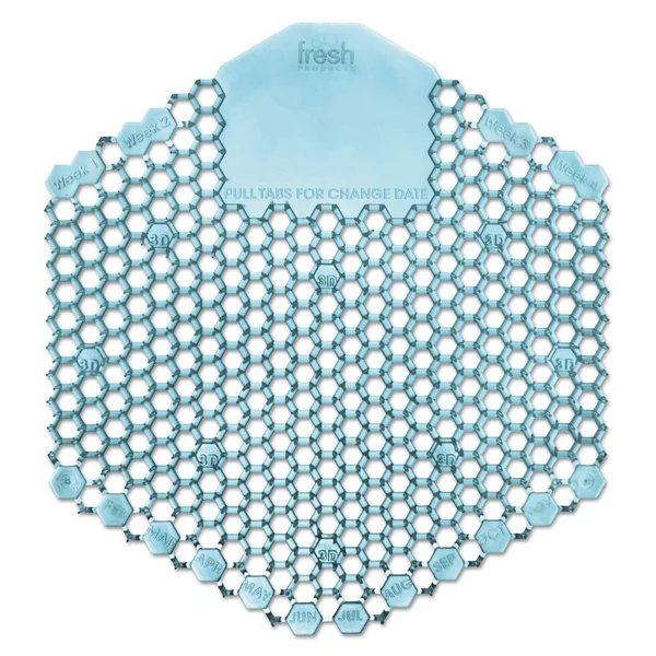 Fresh Products Blue Ocean Mist Fragrance Wave 3D Urinal Screen Deodorizer (60 Screens/Carton)
