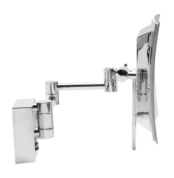 Alfi Brand ABM8WLED Wall Mount Square 8x22 5X Magnifying Cosmetic Mirror with Light - Polished Chrome
