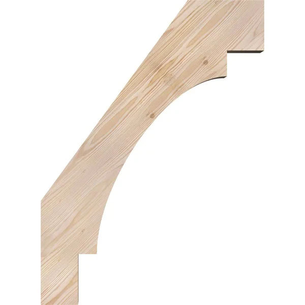 Ekena Millwork 3 1/2x22W x 18x22D x 18x22H Merced Smooth Brace, Douglas Fir
