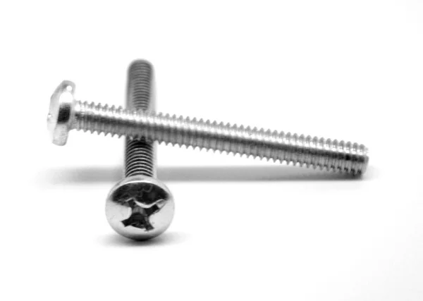 #4-40 x 1 1/4x22 (FT) Coarse Thread Machine Screw Phillips Pan Head Low Carbon Steel Zinc Plated Pk 12000