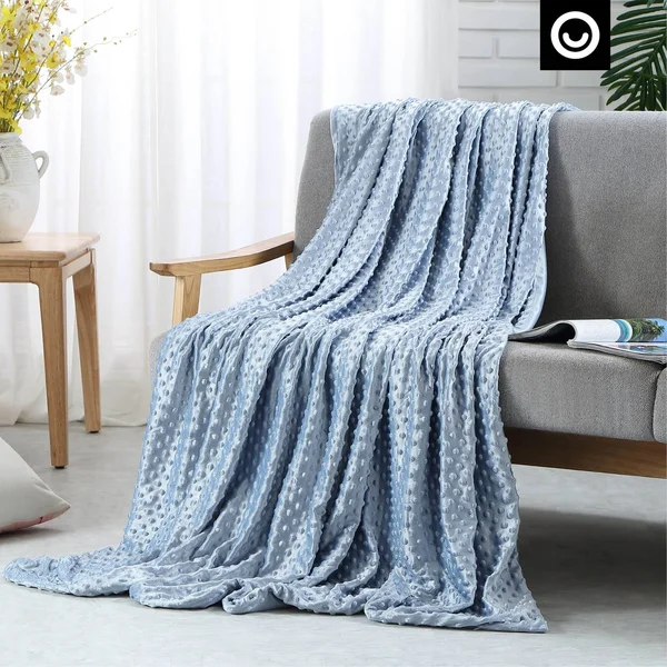 Wesley Weighted Blanket Light Blue - 41x22x60x22 6 lbs