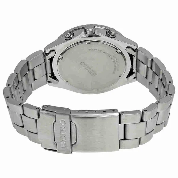 Seiko Men's Stainless-Steel Japanese Quartz Dress Watch, Blue