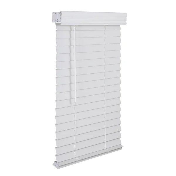 Lotus & Windoware 47 x 72 x 2 in. Cordless Faux Wood Blind - White