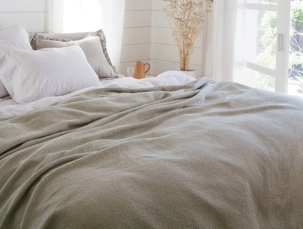 Coyuchi, Honeycomb Blanket King White