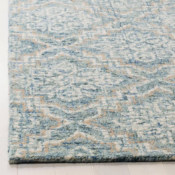 Safavieh 2&-3x22 x 10& Abstract ABT201A Blue, Grey Rug