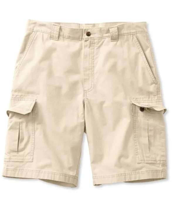 Men's Tropic-Weight Cargo Shorts, 10x22 Inseam Tan 31, L.L.Bean