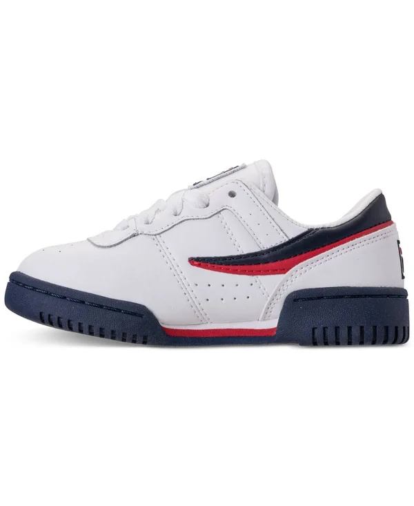 Fila Boys Original Fitness - White/Navy/Red, 7