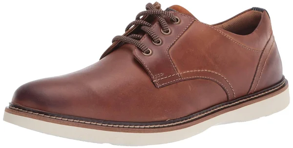 Nunn Bush Men's Ridgetop Plain Toe Oxford - Size: 10, Tan Multi Leather
