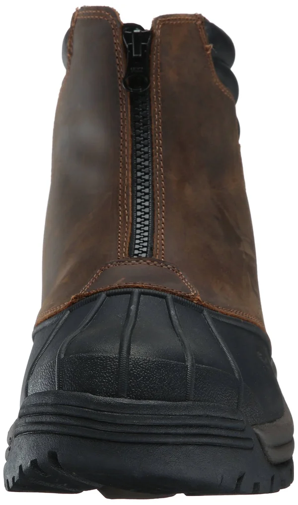 Propet Men's Blizzard Mid Zip Boot - 11 Brown/Black