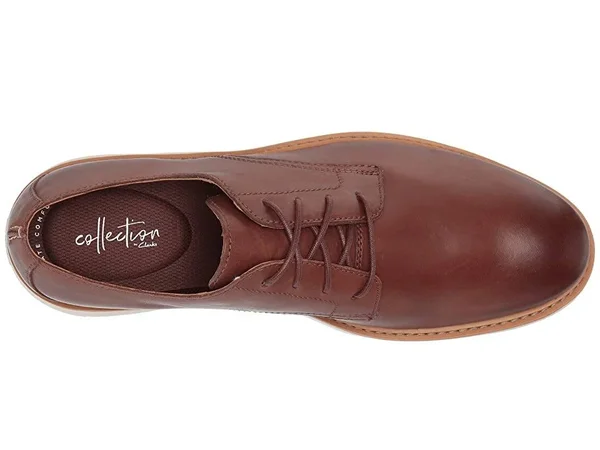 Clarks Draper Lace Men's Shoes Mahogany Leather : 9 D