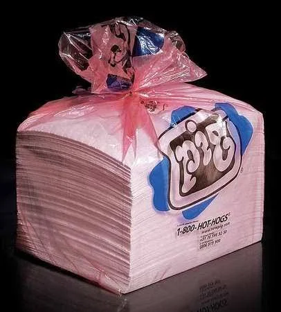 Pig MAT214 Absorbent Mat Pad - Absorbs 22 gal. Oil-Based Liquids, PK 100, White