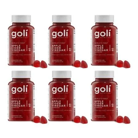 Goli Nutrition Worlds First Apple Cider Vinegar Gummy Vitamins