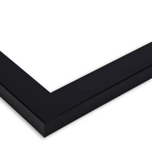 ArtToframes Collage Picture Satin Black Frame with 3 openings for 5x7 photos with Grey Silverpine Mat