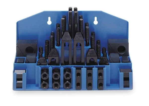 TE-CO 20402PL Machinist Promo Kit, 5/8 Table T-Slot x 1/2-13 Stud, 52 Pieces