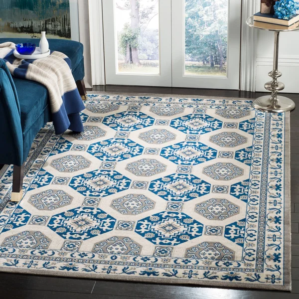 Safavieh Patina Blue & Ivory Area Rug; 4& x 6&