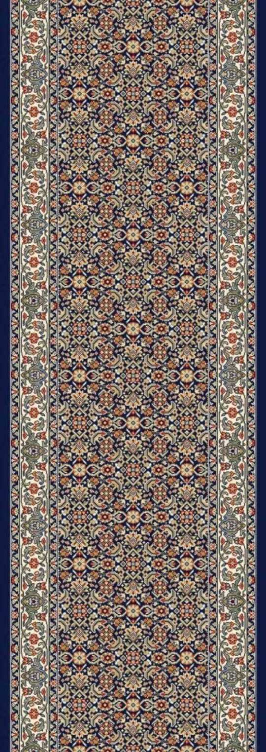 Dynamic Rugs Black 7& 10x22 57011 Rug Ancient Garden Traditional Round