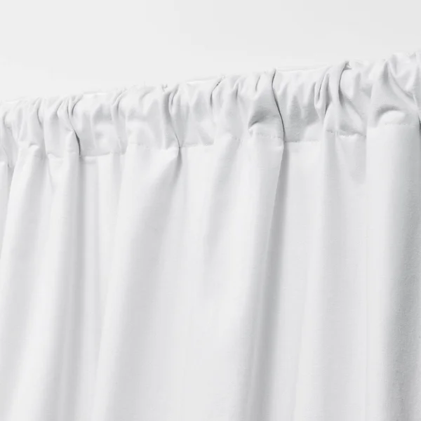 Lauren Ralph Lauren Waller Blackout Solid 100% Cotton with Lining Rod Pocket Curtain Panel Silver