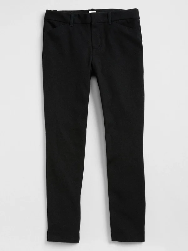 Gap Factory Women's Skinny Ankle Pants in Bi-Stretch True Black Size 16
