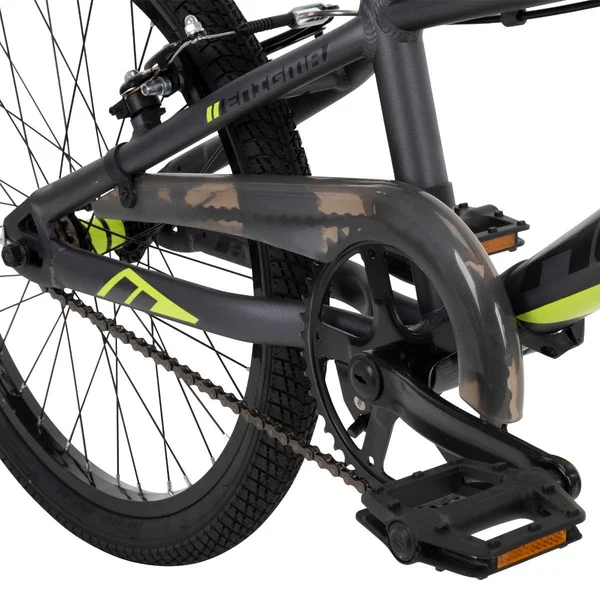 Huffy Enigma 20 inch BMX Bike - Aluminum Frame, Race Style, Matte Black