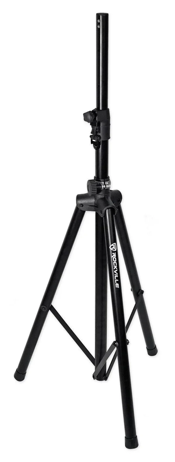 4 Rockville DJ PA Tripod Speaker Stands+Bags - Hydraulic Air Auto Lift RVSS4AB