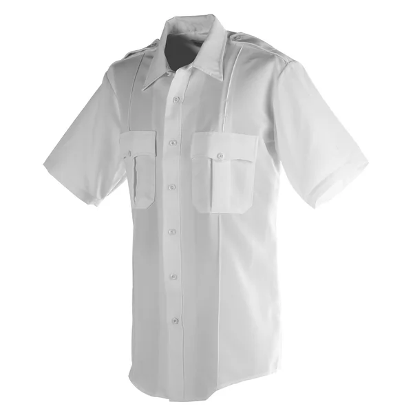 Mens S/S Command Shirt w/out Zipper - White - F1 85R78 00 15.0
