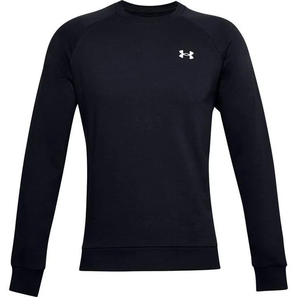 Under Armour Rival Fitted Crew Sweater Mens, Size Medium, Black