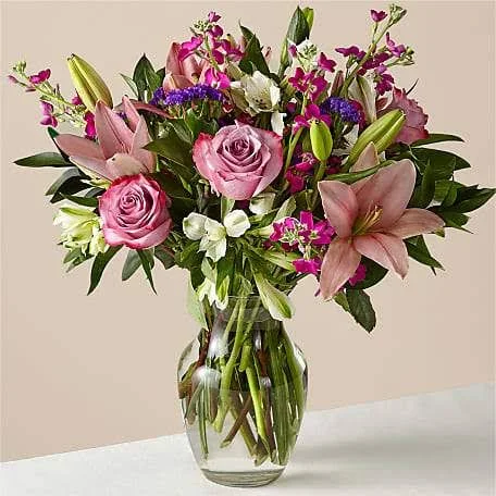 ProFlowers, Flower Delivery, Deluxe Flower Power Bouquet with Vase, Send Flowers for Birthdays and Graduations at ProFlowers.