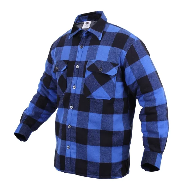 Rothco Extra Heavyweight Buffalo Plaid Sherpa Lined Flannel Shirts - Red