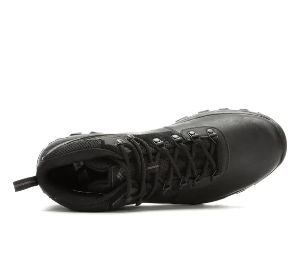Columbia Men's Newton Ridge Plus II Waterproof Wide Hiking Boot, Black/Black, 9