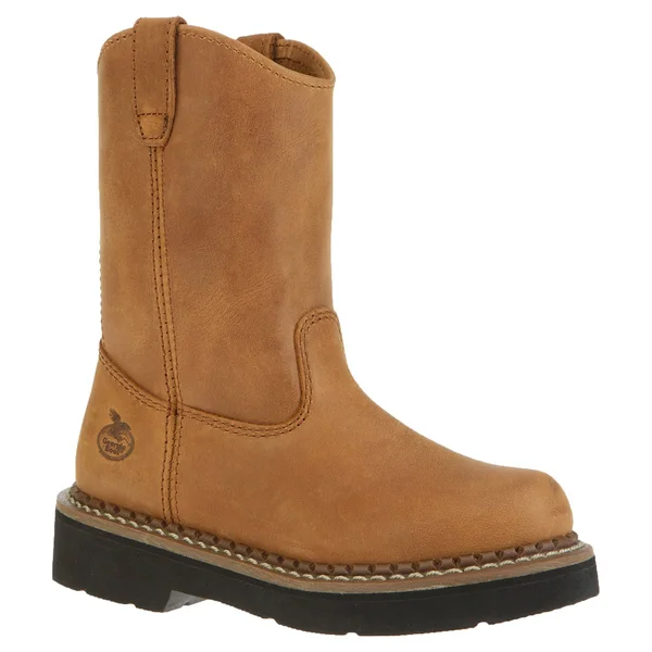 Georgia Boot Kids& Wellington Work Boots, Brown