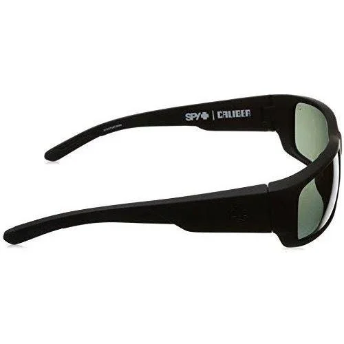 Spy Optic Caliber Soft Matte Black - Happy Gray Green Polar