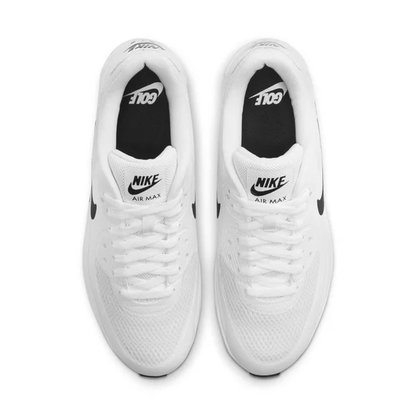 Nike Air Max 90 G Spikeless Golf Shoes Size 10.5, White/Black