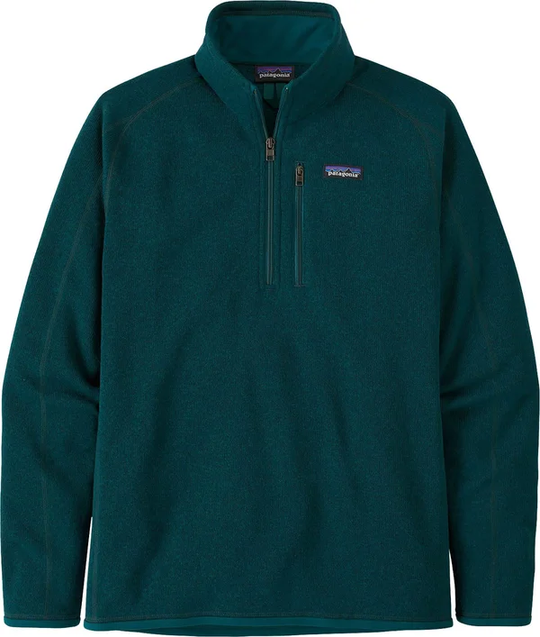 Men's Better Sweater 1/4 Zip Fleece - Dark Borealis Green, 3XL
