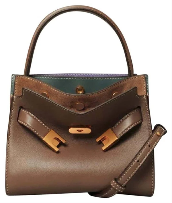 New Tory Burch Clam Shell Lee Radziwill Petite Double Bag