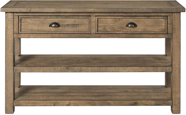 Martin Svensson Home Monterey Sofa Console Table, Reclaimed Natural