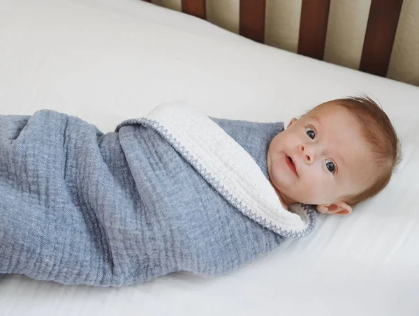 Coyuchi Cozy Cotton Organic Blanket, Charcoal, Baby