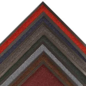 Notrax Sabre 130 Red-Black Indoor Decalon Carpeted Entry Mat - 10 ft Width - 3 ft Length - Vinyl Backing Material - 130 3 x 10 R