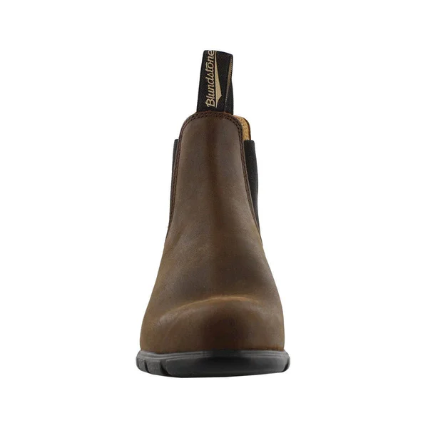 Blundstone Antique Brown Leather Pull On Boots - 7