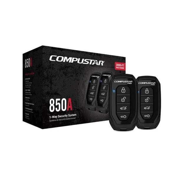 Compustar Cs850a 1-Way 3000& Alarm Keyless w/ Siren and Control Module