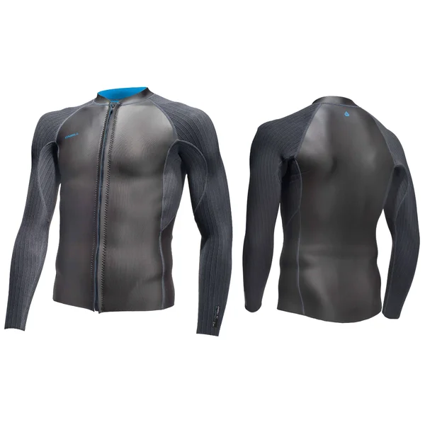 O&Neill Blueprint 2 mm Front Zip, Black/Black, Small